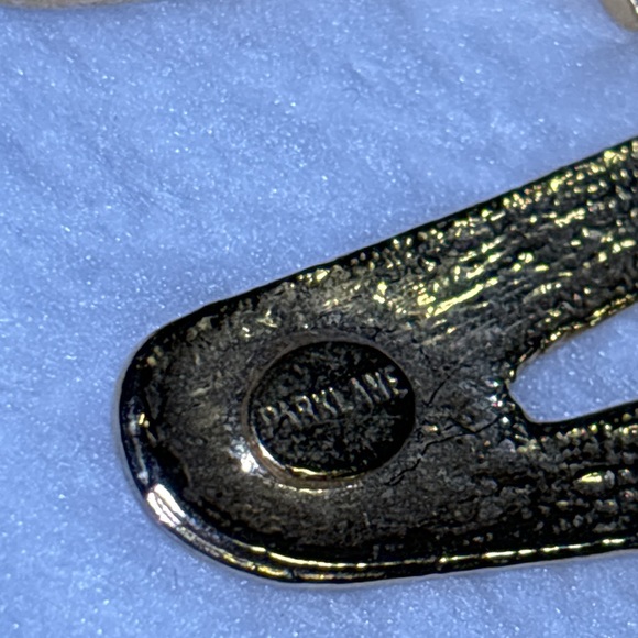 Vintage Park Lane Scribble Gold Tone Brooch or can be a necklace 1970’s - Picture 4 of 6